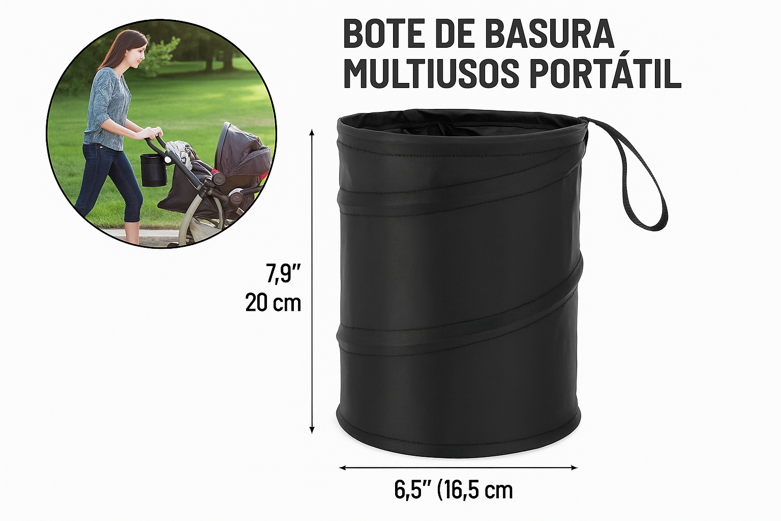 Eco Bote Multiusos – Portátil, Ecológico y Versátil